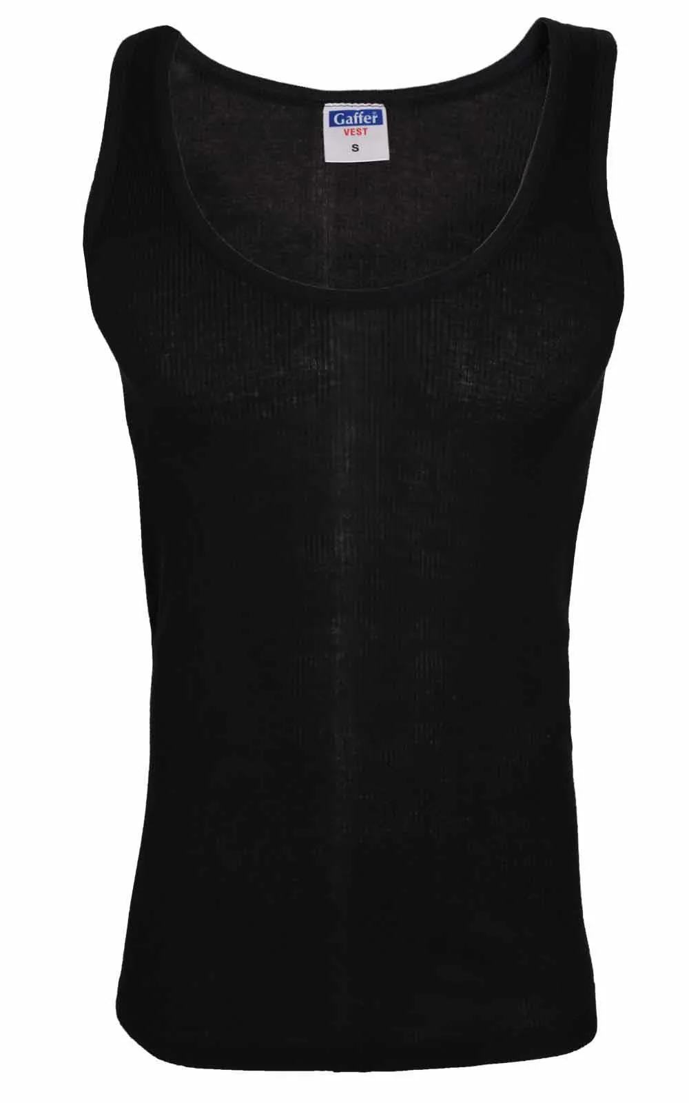 3 Pack Mens Ribbed Vests - 2XL