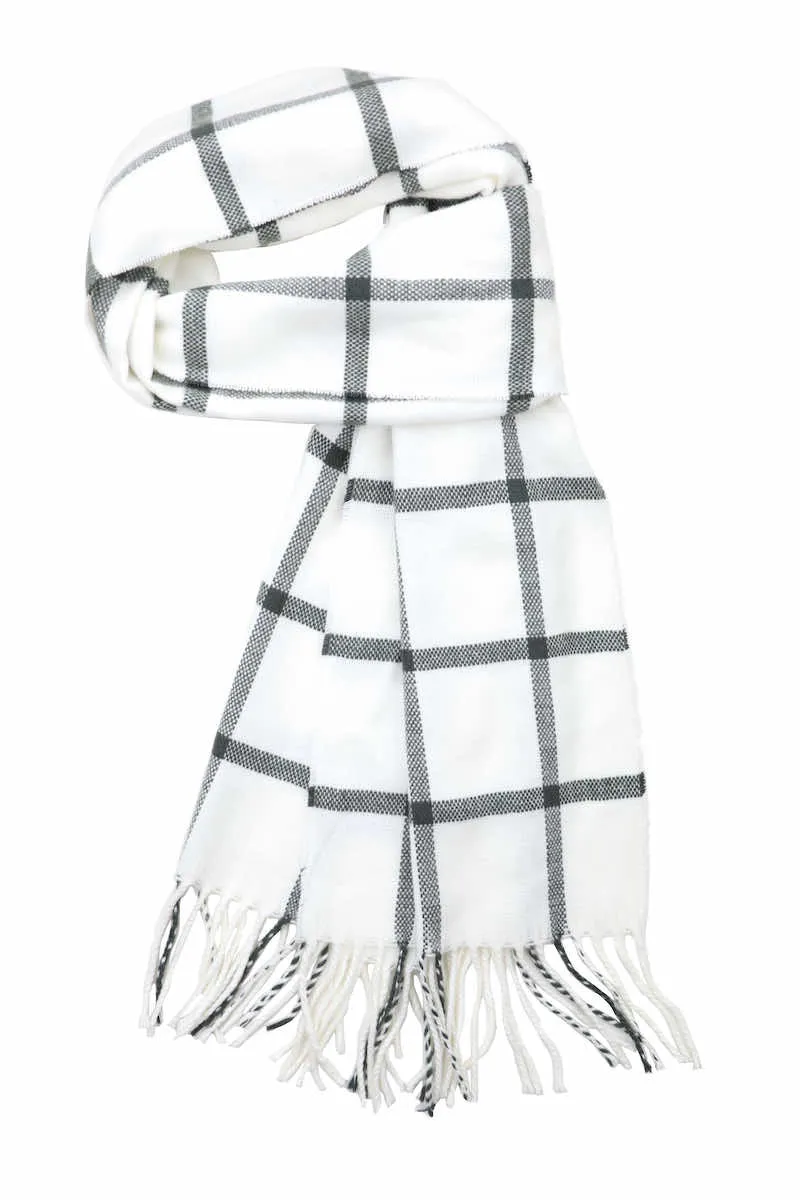 Achillea Scottish Tartan Plaid Cashmere Feel Winter Warm Scarf Unisex