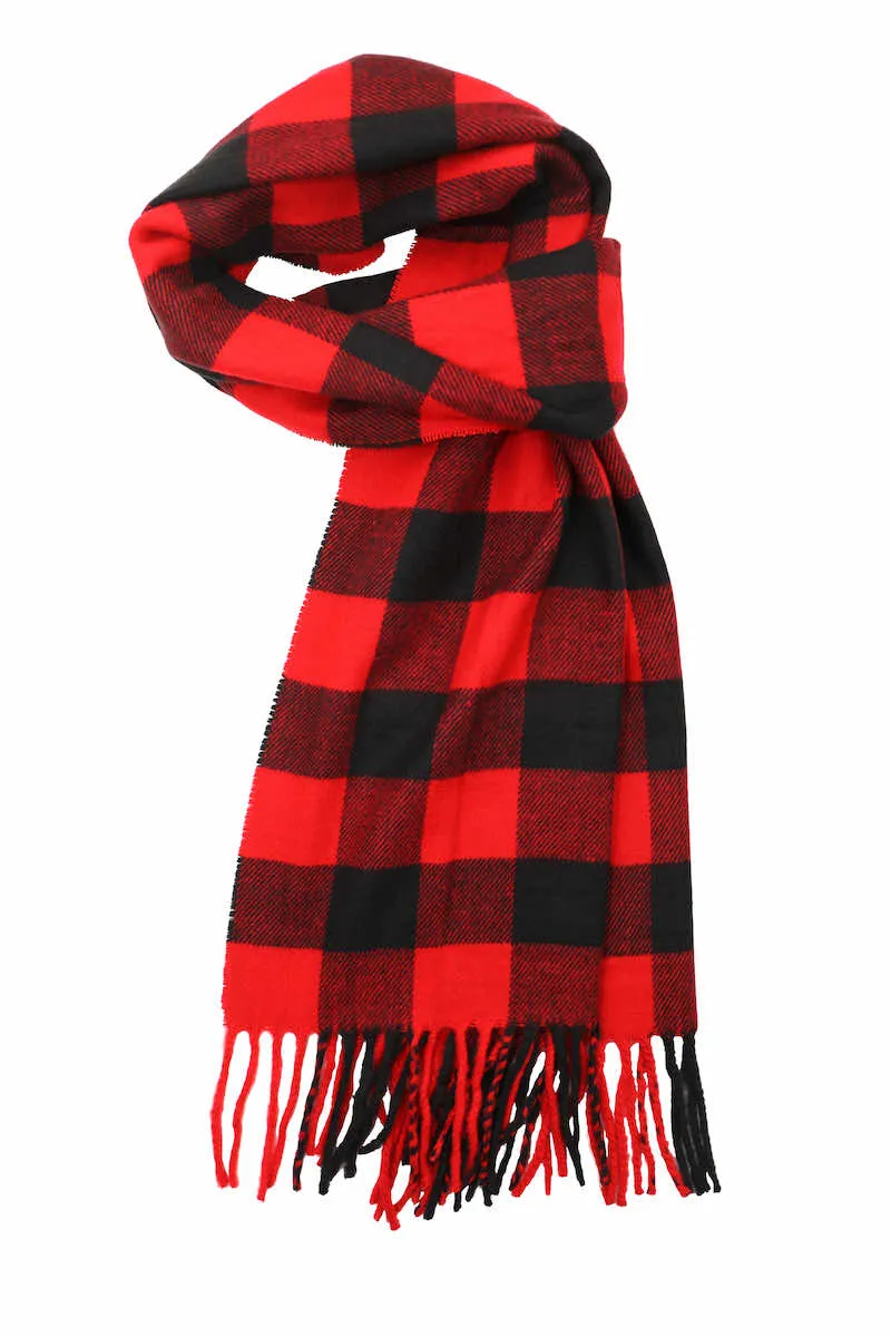 Achillea Scottish Tartan Plaid Cashmere Feel Winter Warm Scarf Unisex