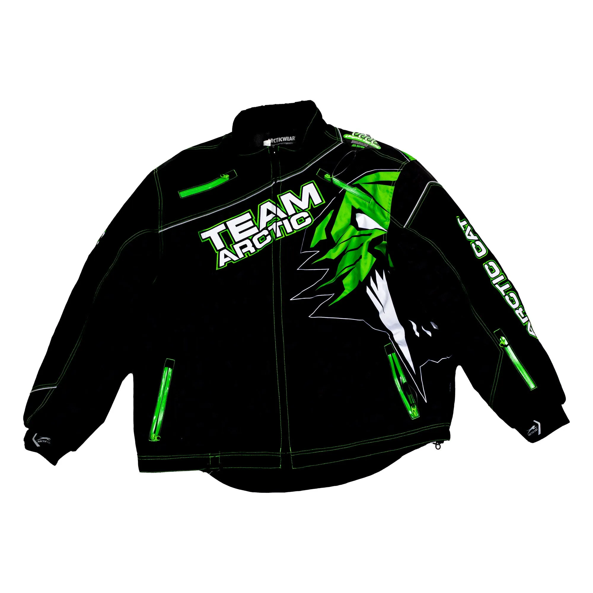 Arctic Cat 5250-209 Men's Pride Jacket Breathable Insulated Waterproof Lime Green  Black