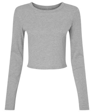 Athletic Heather - Women’s micro rib long sleeve baby t-shirt