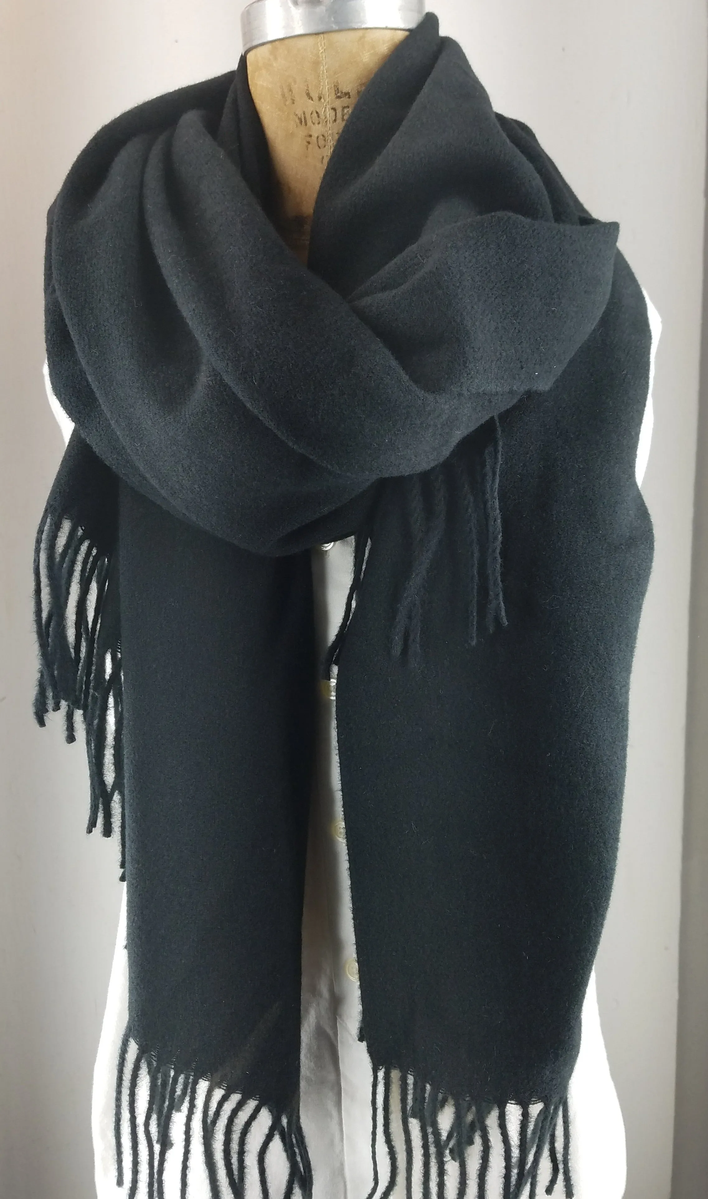 Black Shawl ,Cashmere Blend