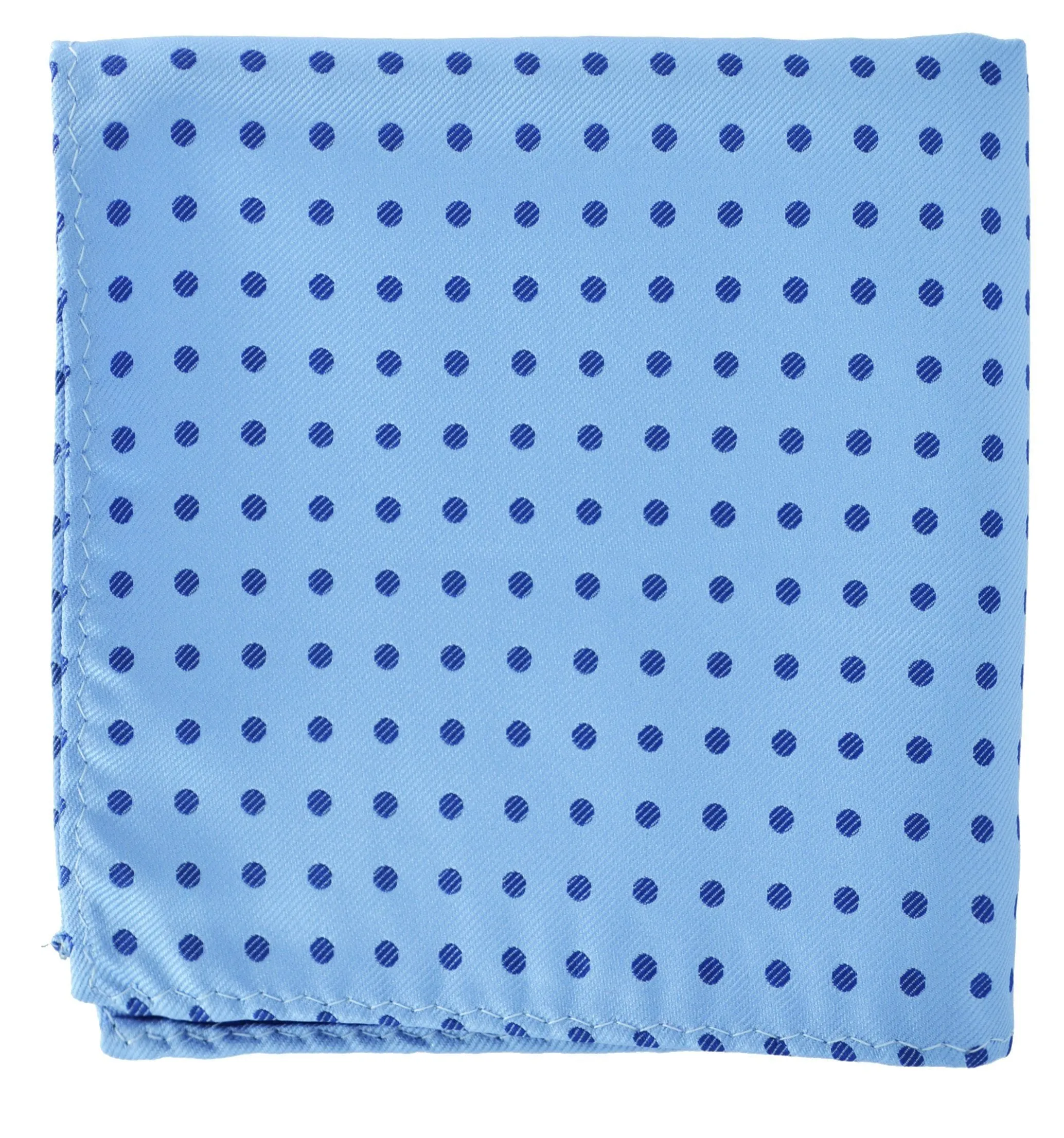 Blue Polka Dots Men's Pocket Square