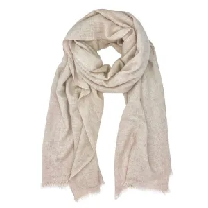 Blush Handloom Cashmere Scarf by SLATE   SALT