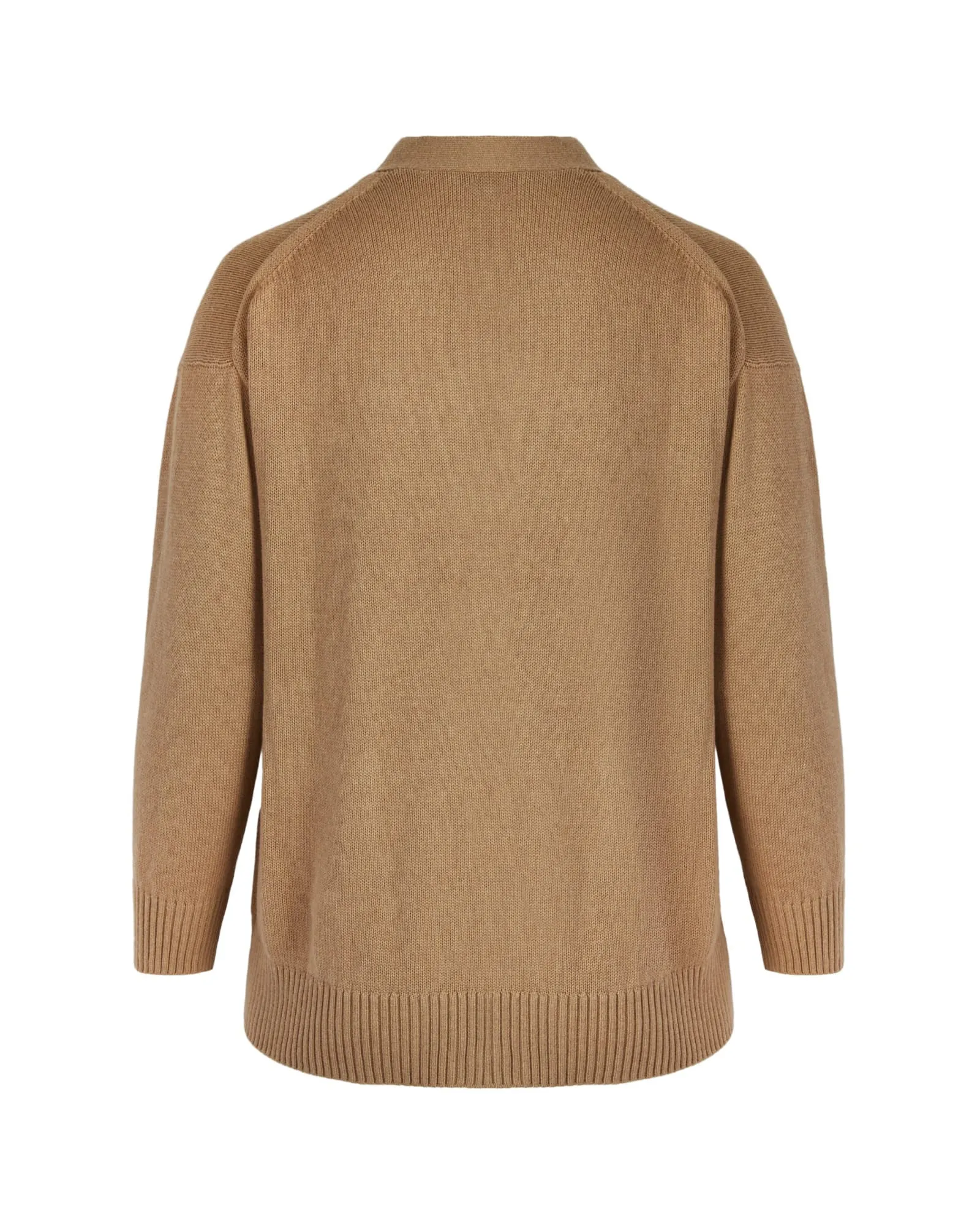 Cotton and Cashmere Cardigan | Camel