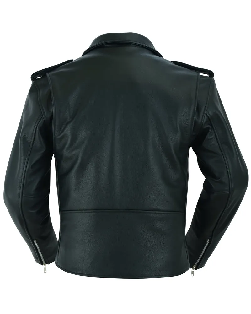 DS761 Motorcycle Armored Classic Biker Leather Jacket