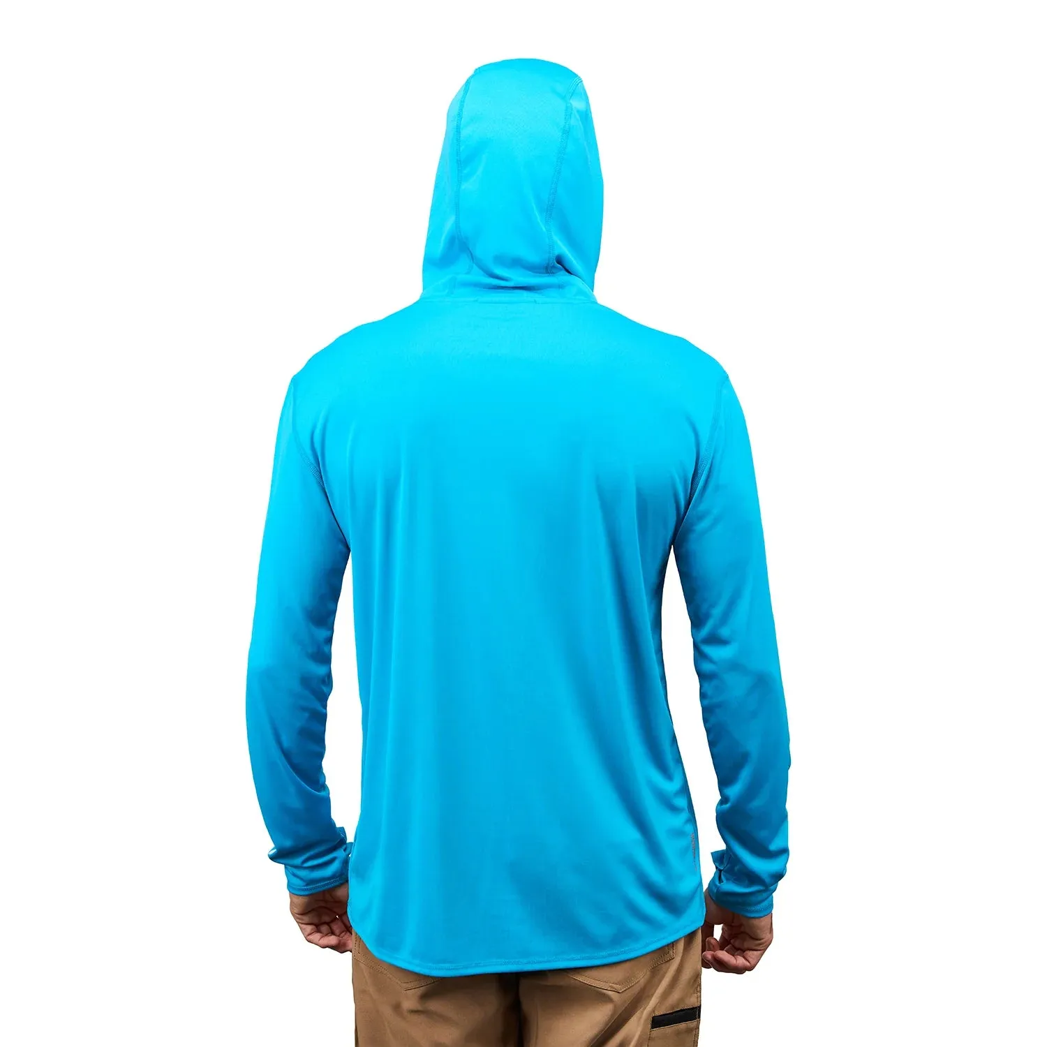 Grundéns Men's Tough Sun Hooded Long Sleeve T-Shirt