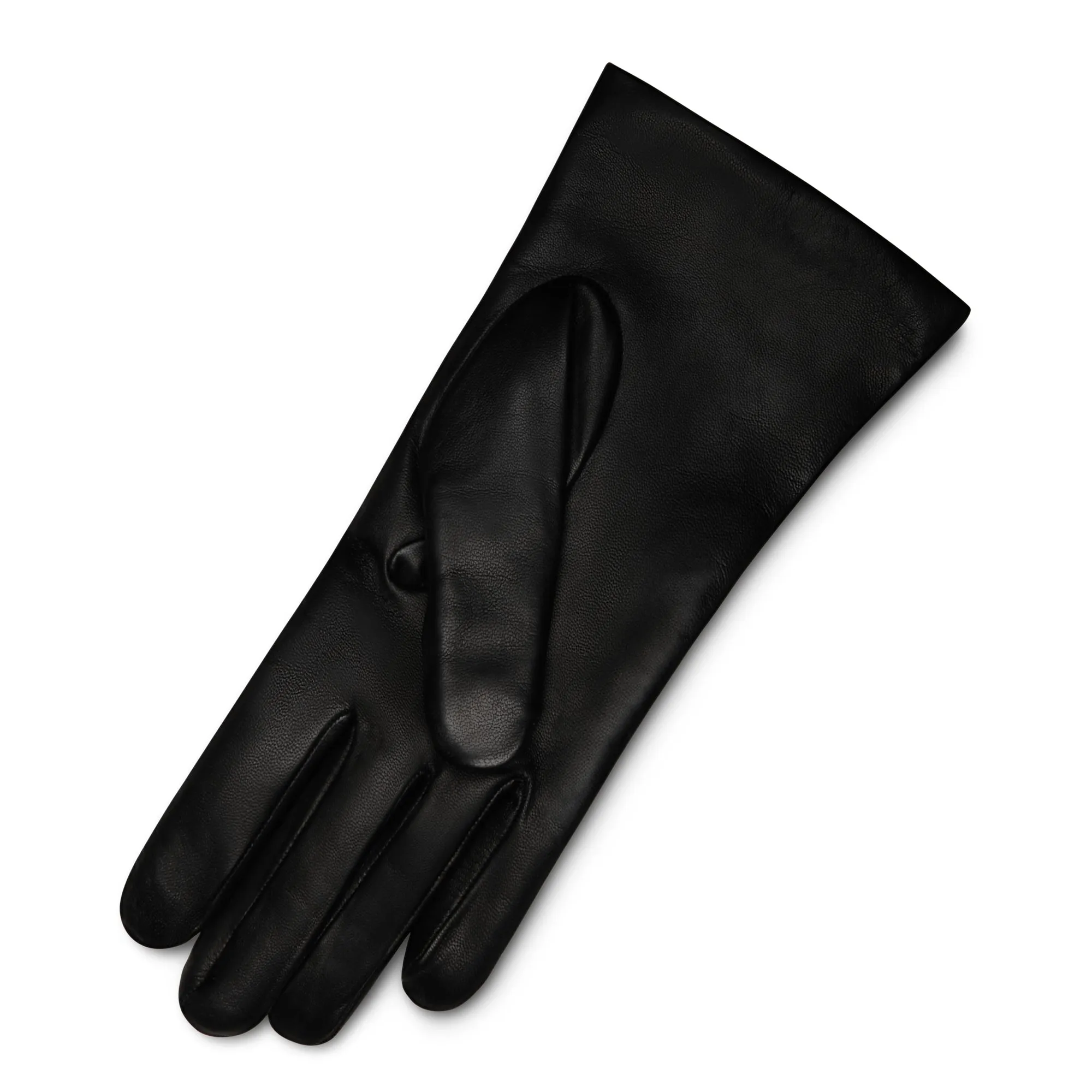 Honoré Eleanor black goatskin leather gloves