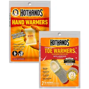 HotHands Pair of 8 Hour Hand and Toe Warmers