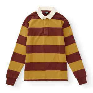 J. Peterman Men's Long Sleeve Collared Rugby Jersey