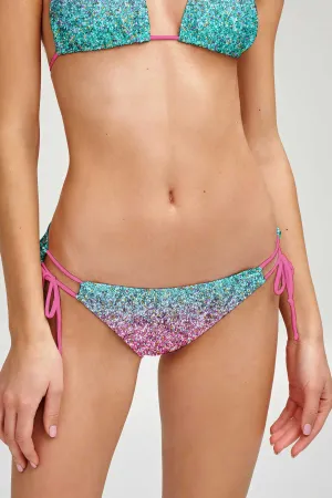 Maldives Sofia Pink Loop Tie Side Hipster Bikini Bottom - Women