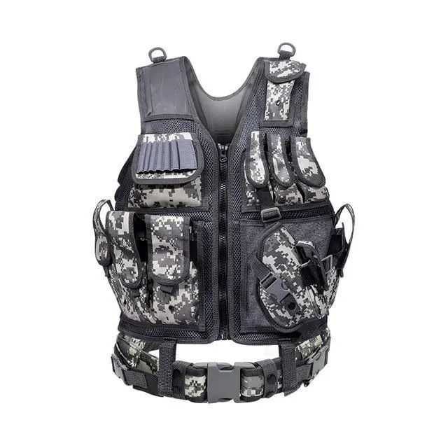 Mens Military Tactical Combat Vest/Hunting Vest Army Adjustable Outdoor