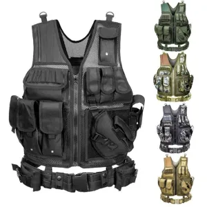 Mens Military Tactical Combat Vest/Hunting Vest Army Adjustable Outdoor