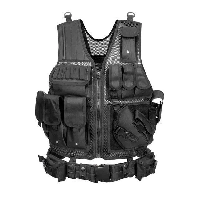 Mens Military Tactical Combat Vest/Hunting Vest Army Adjustable Outdoor