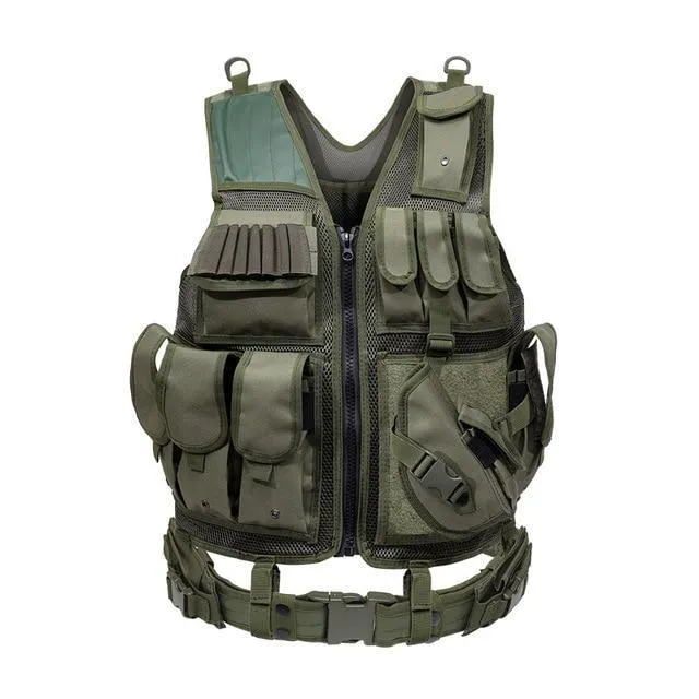 Mens Military Tactical Combat Vest/Hunting Vest Army Adjustable Outdoor