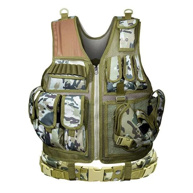 Mens Military Tactical Combat Vest/Hunting Vest Army Adjustable Outdoor