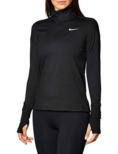 Nike Element Women 1 2 Zip Running Top Black