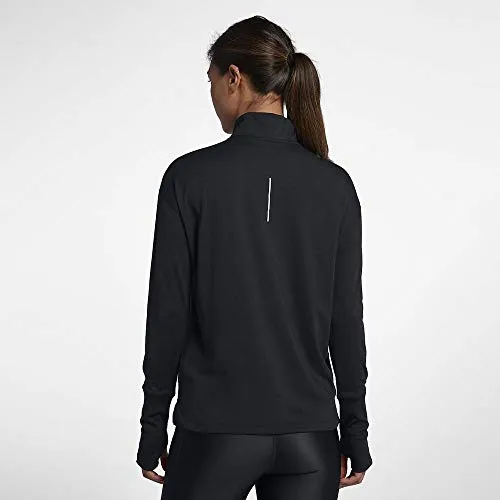 Nike Element Women 1 2 Zip Running Top Black