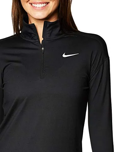 Nike Element Women 1 2 Zip Running Top Black