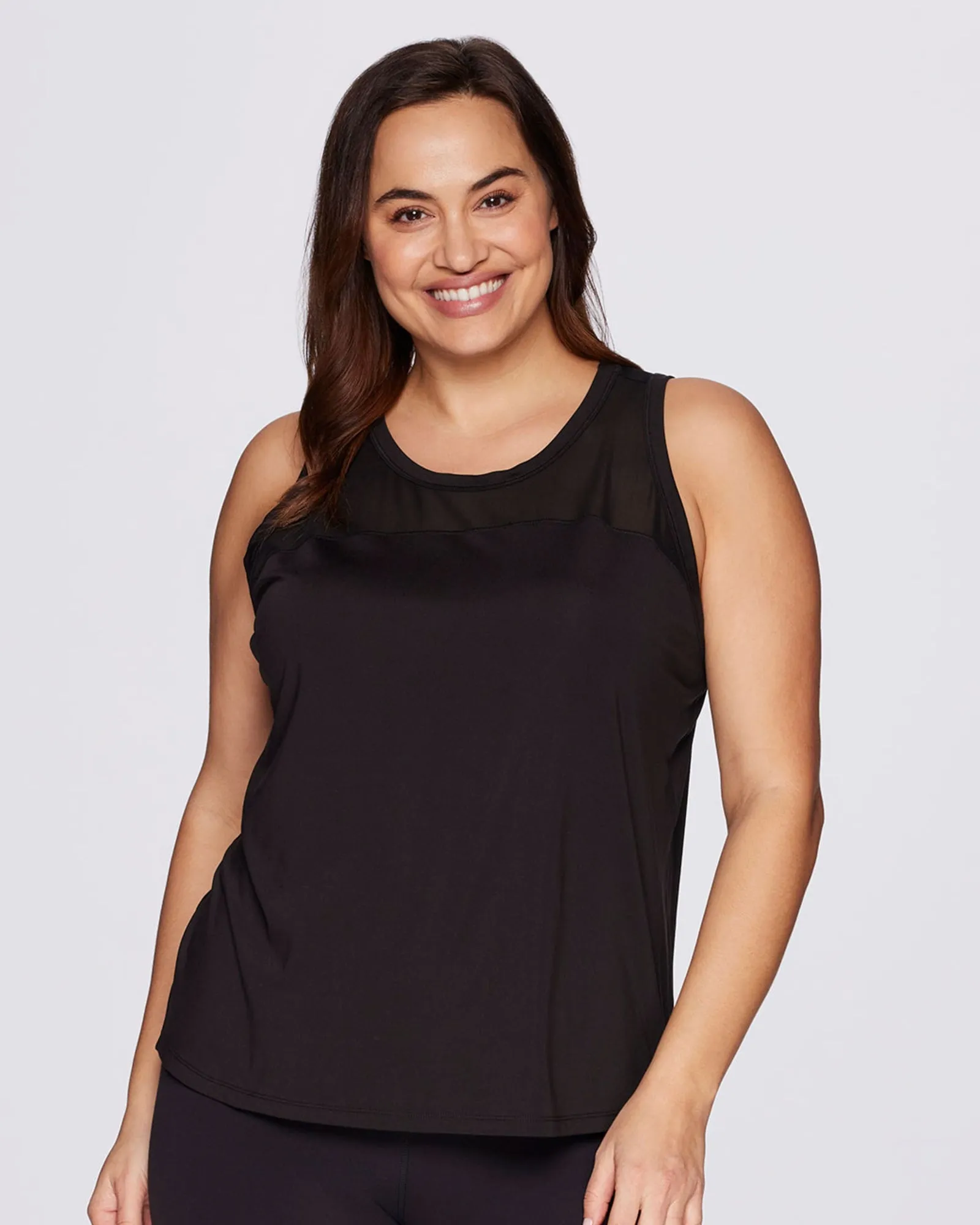 Plus Super Soft Easy Breezy Tank | Black