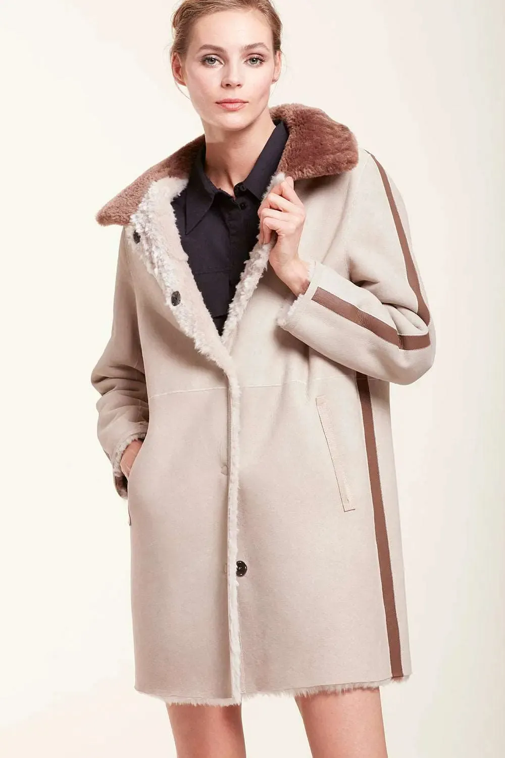 Shearling coat