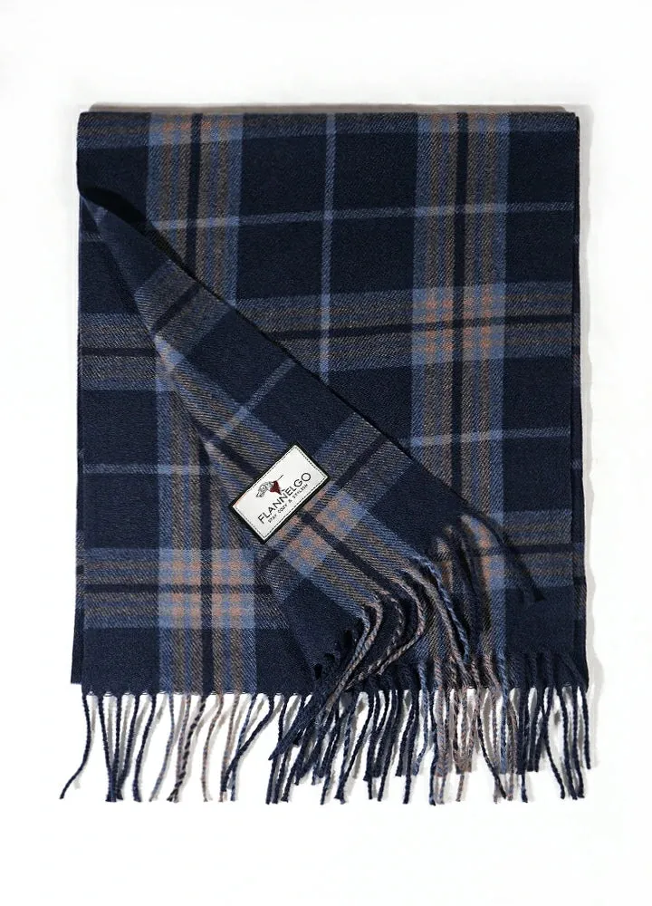 Soft Plaid Cashmere Feel Winter Scarf