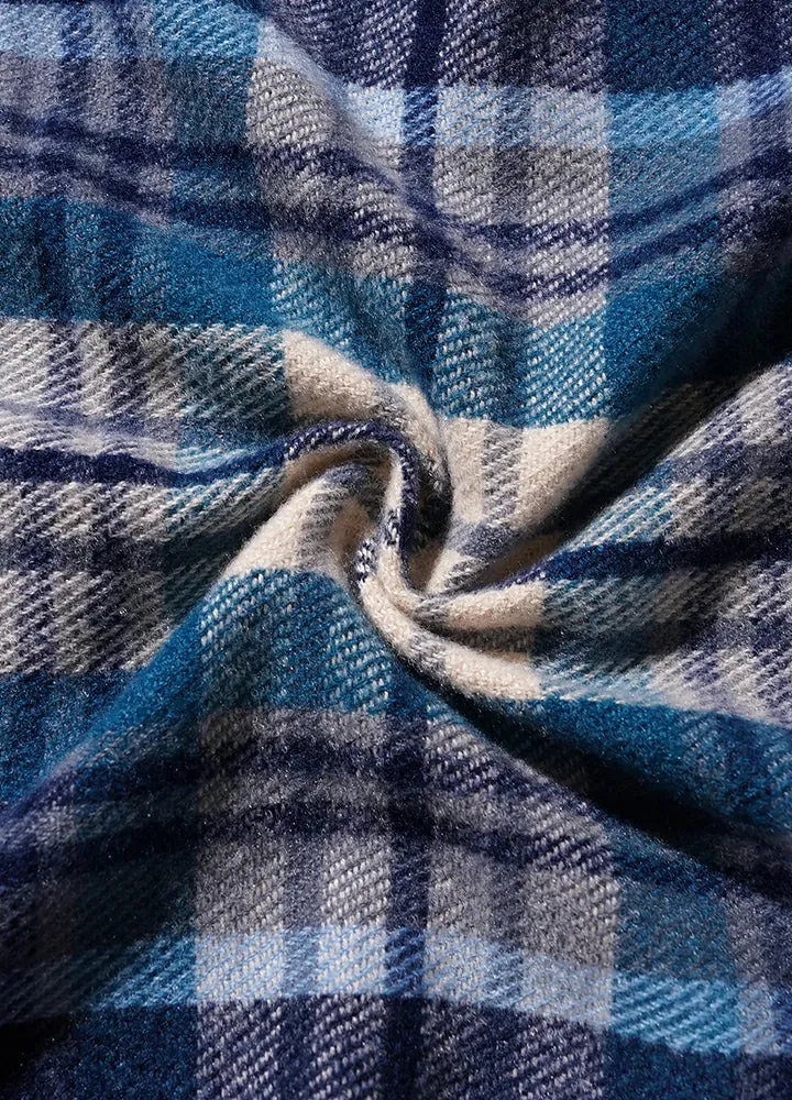 Soft Plaid Cashmere Feel Winter Scarf