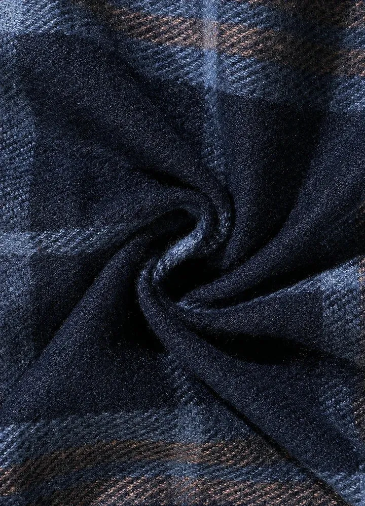 Soft Plaid Cashmere Feel Winter Scarf