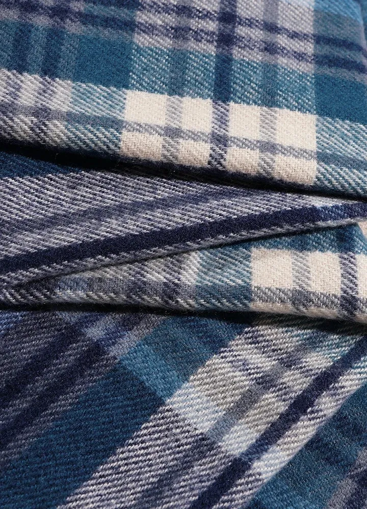 Soft Plaid Cashmere Feel Winter Scarf