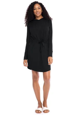 Women's LumaLeo Hoodie Dress  |  Black