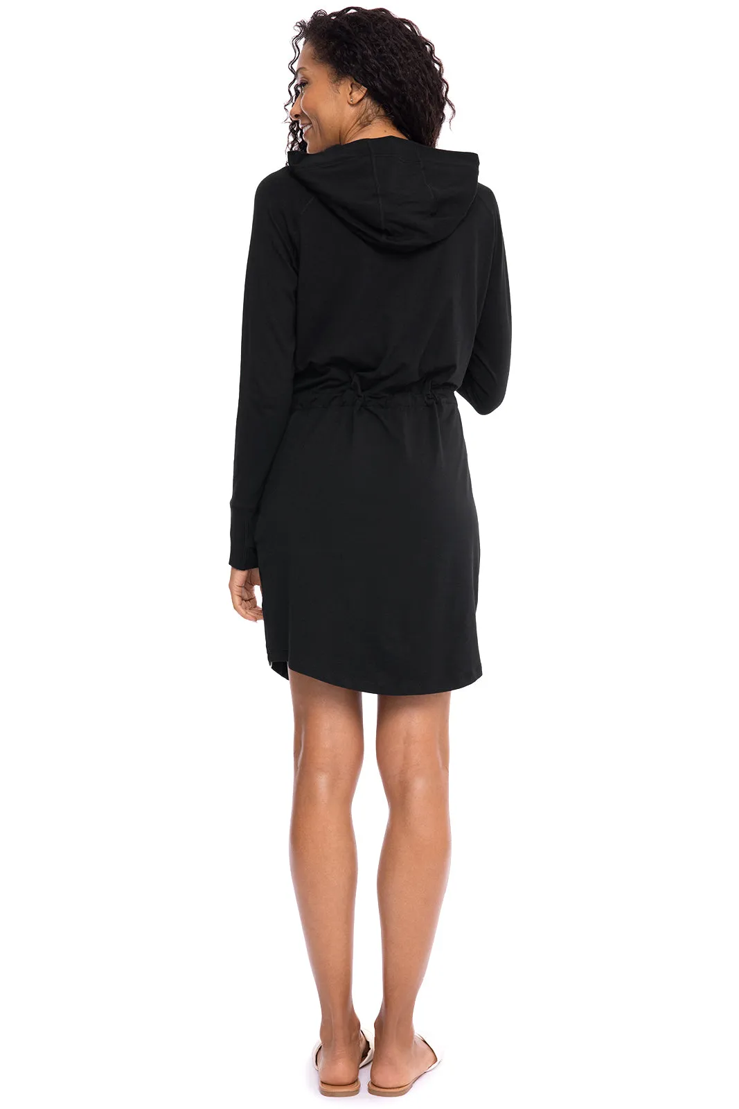 Women's LumaLeo Hoodie Dress  |  Black