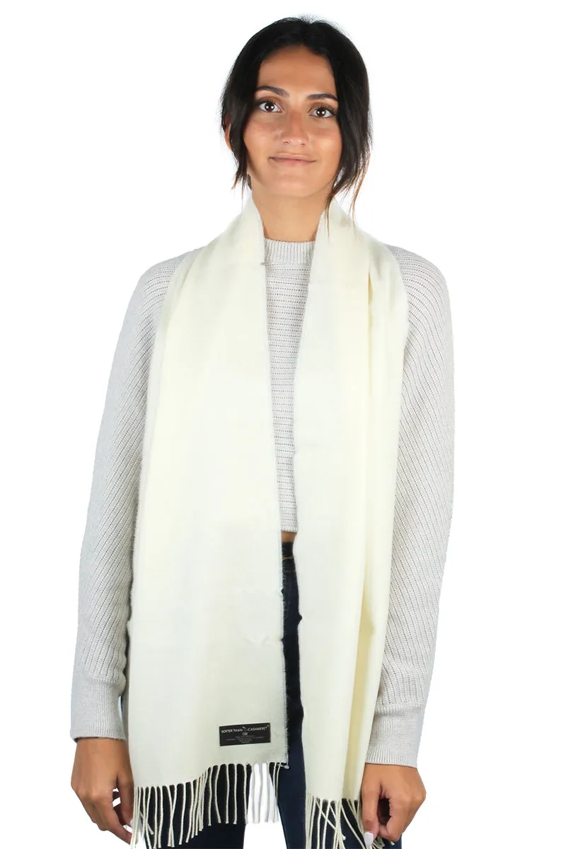 ZTW4350 - Plain Softer Than Cashmere Scarf 12inch x 72inch